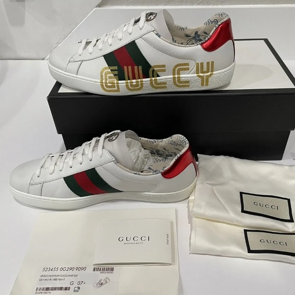 Gucci Ace Guccy Limited Edition G 7 1/2 - Picture 3 of 5